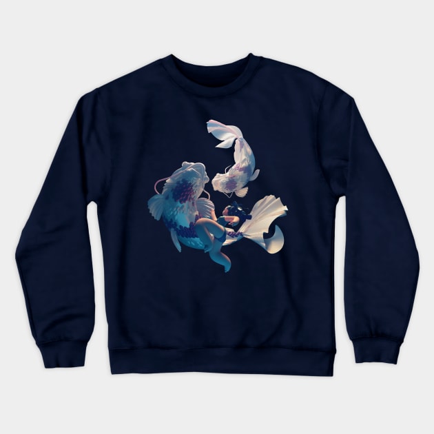 Koi Dance Crewneck Sweatshirt by Tck